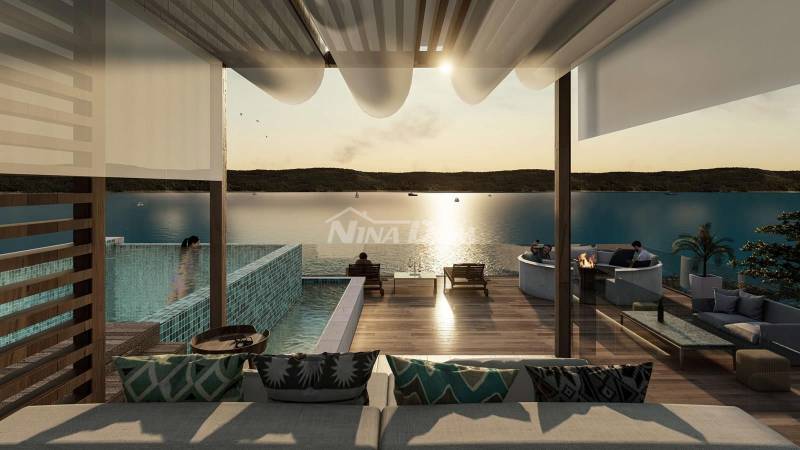 Luxurious apartment with jacuzzi and panoramic sea view in Kožin - 9