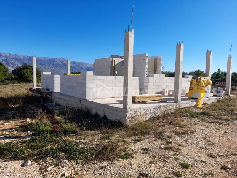 Je na predaj! Dom vo výstavbe v Ražanac, 1200 m od mora, výhľad na Velebit! - 2