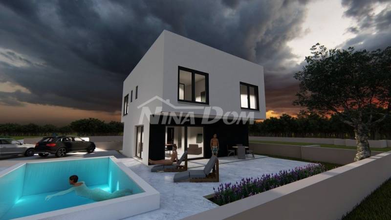 New building under construction, Villa with swimming pool - 4