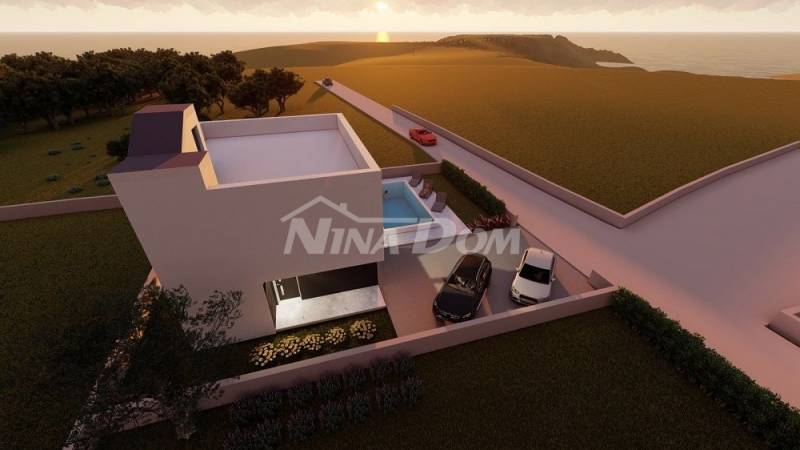 New building under construction, Villa with swimming pool - 5