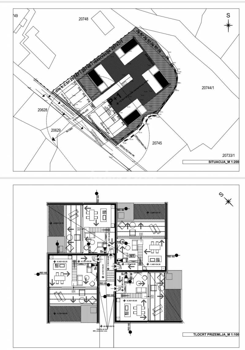 Zemljište s GRAĐEVINKOM dozvolom za 4 apartmana SALI Dugi otok - 3