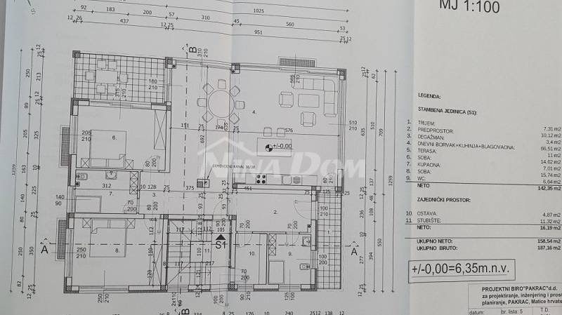 Zemljište južna strana Vira 570 m2, s građevinskom dozvolom. - 5