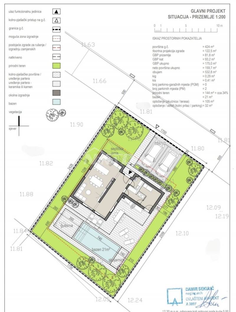 Vila s bazénom v bezprostrednom centre ostrova Vir. - 4