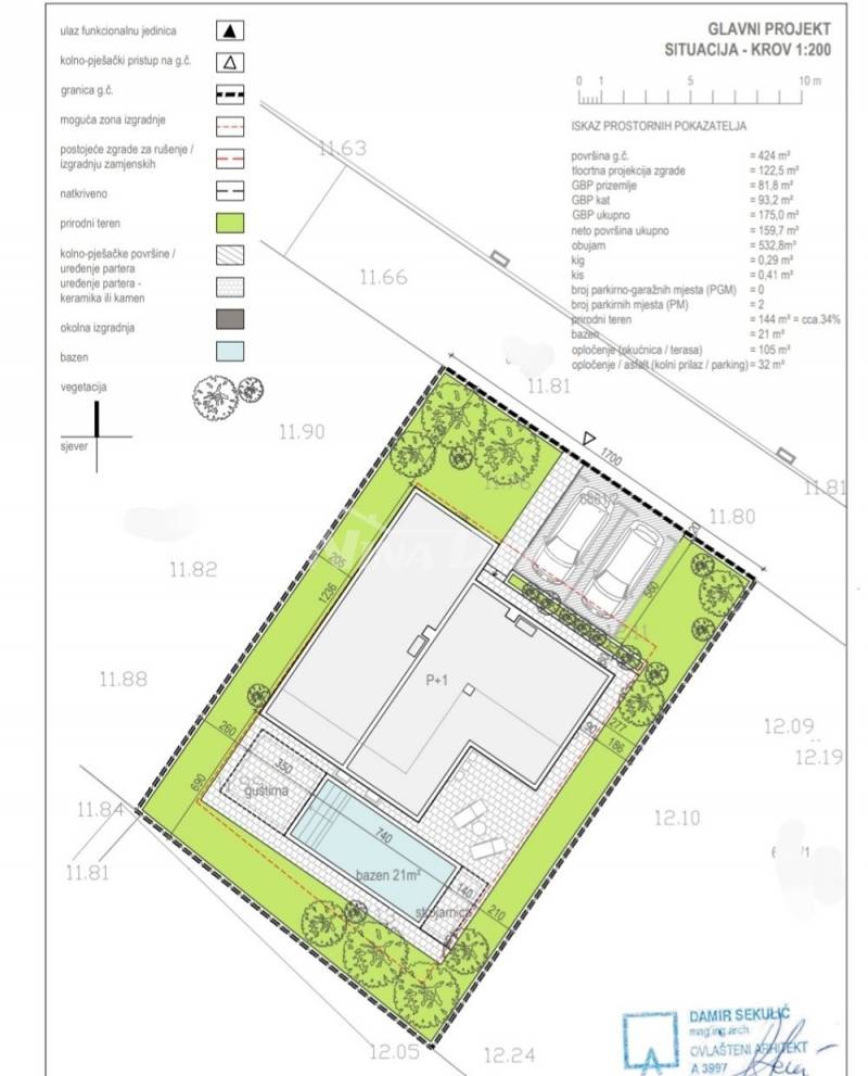 Vila s bazénom v bezprostrednom centre ostrova Vir. - 5